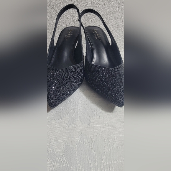 Elegant Black Women's Slingback Heels - Picture 8 of 10